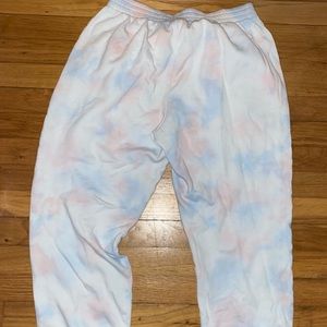 PINK Tie-Dye Sweatpants